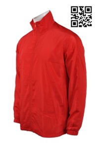 J620 訂造純色風褸外套 訂購運動風褸  單面風褸 Varsity jacket  網上下單風褸 風褸專營 游泳風褸